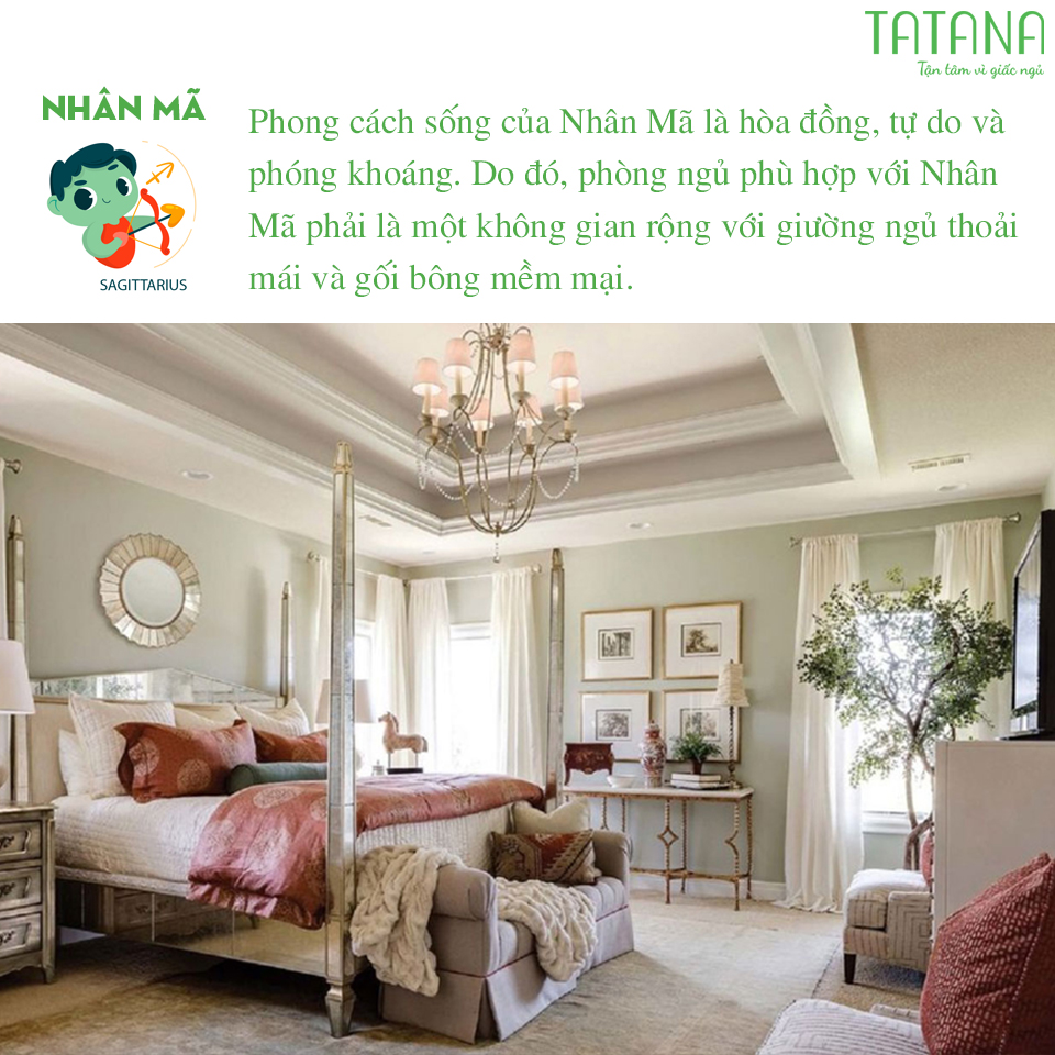 Trang trí phòng ngủ theo phong cách 12 chòm sao