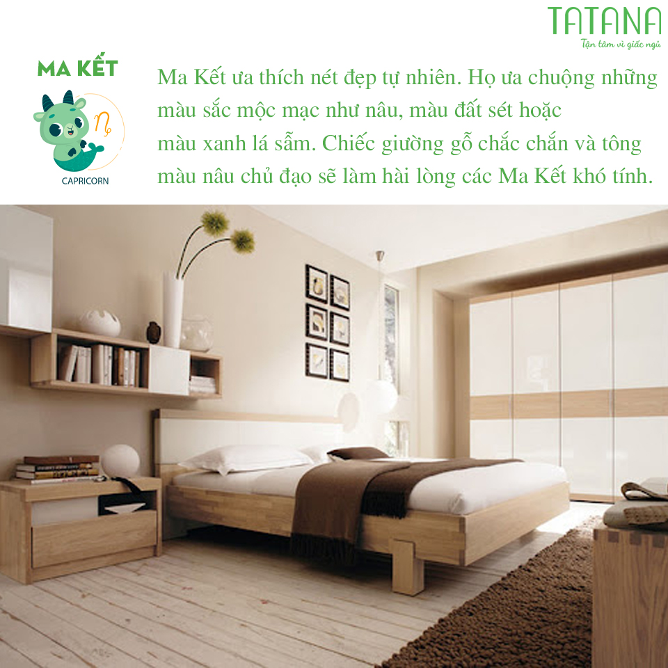 Trang trí phòng ngủ theo phong cách 12 chòm sao