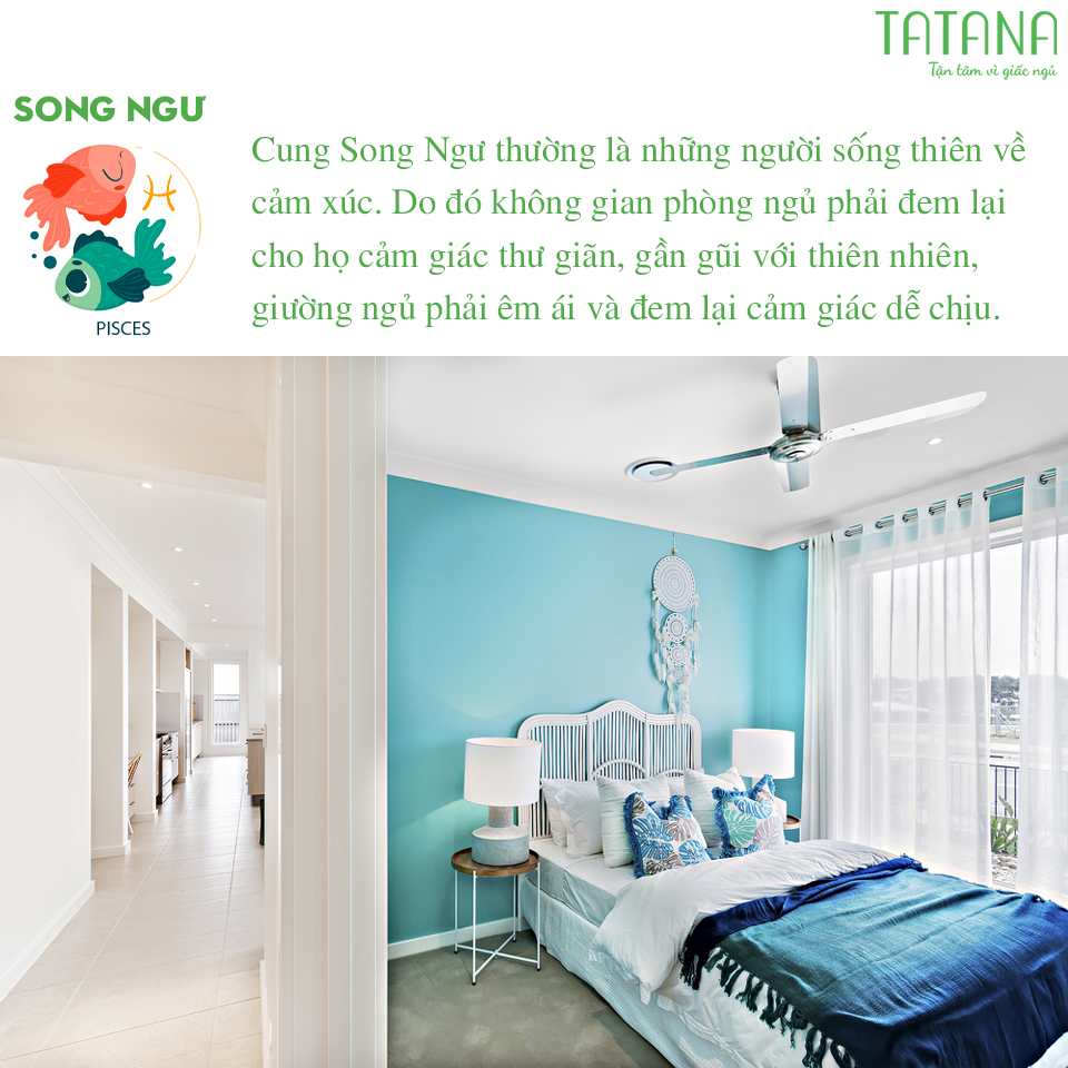 Trang trí phòng ngủ theo phong cách 12 chòm sao