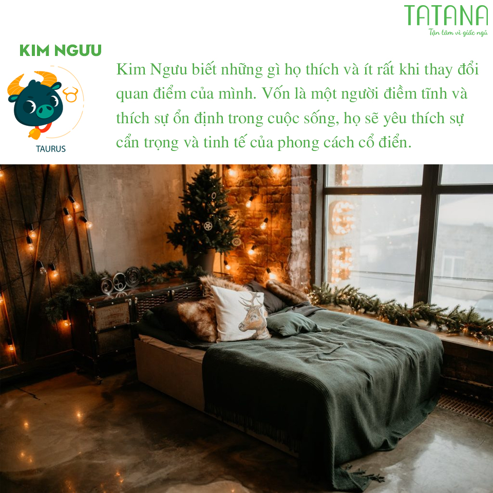 Trang trí phòng ngủ theo phong cách 12 chòm sao