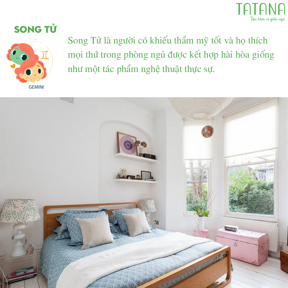 Trang trí phòng ngủ theo phong cách 12 chòm sao