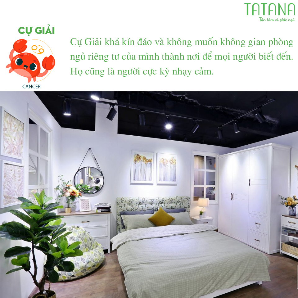 Trang trí phòng ngủ theo phong cách 12 chòm sao
