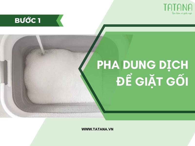 Cách giặt và chăm sóc gối mút hoạt tính.