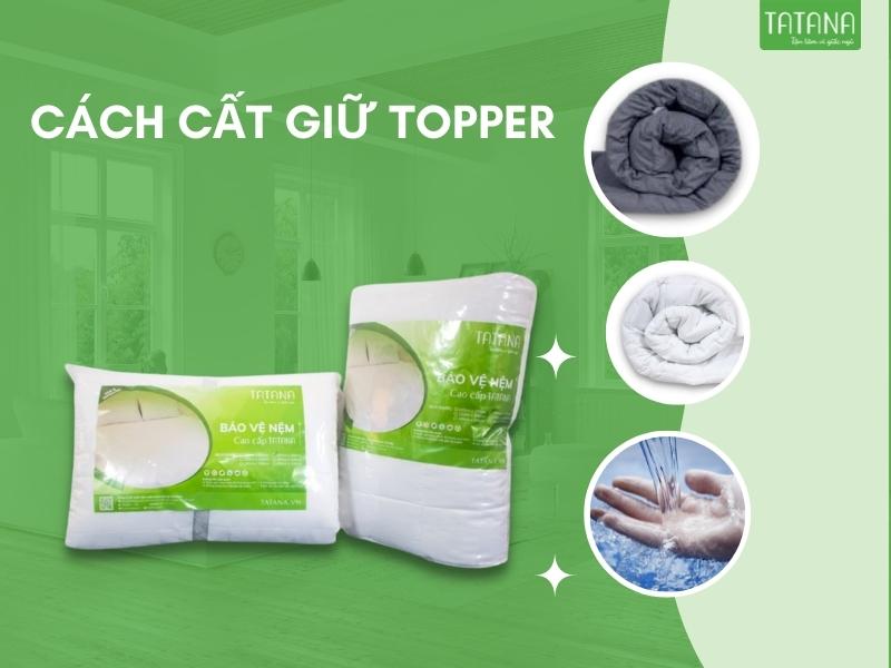 Cách giặt & vệ sinh topper đúng cách