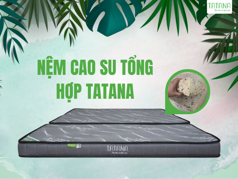 Điểm mạnh của nệm cao su tổng hợp so với các loại nệm khác