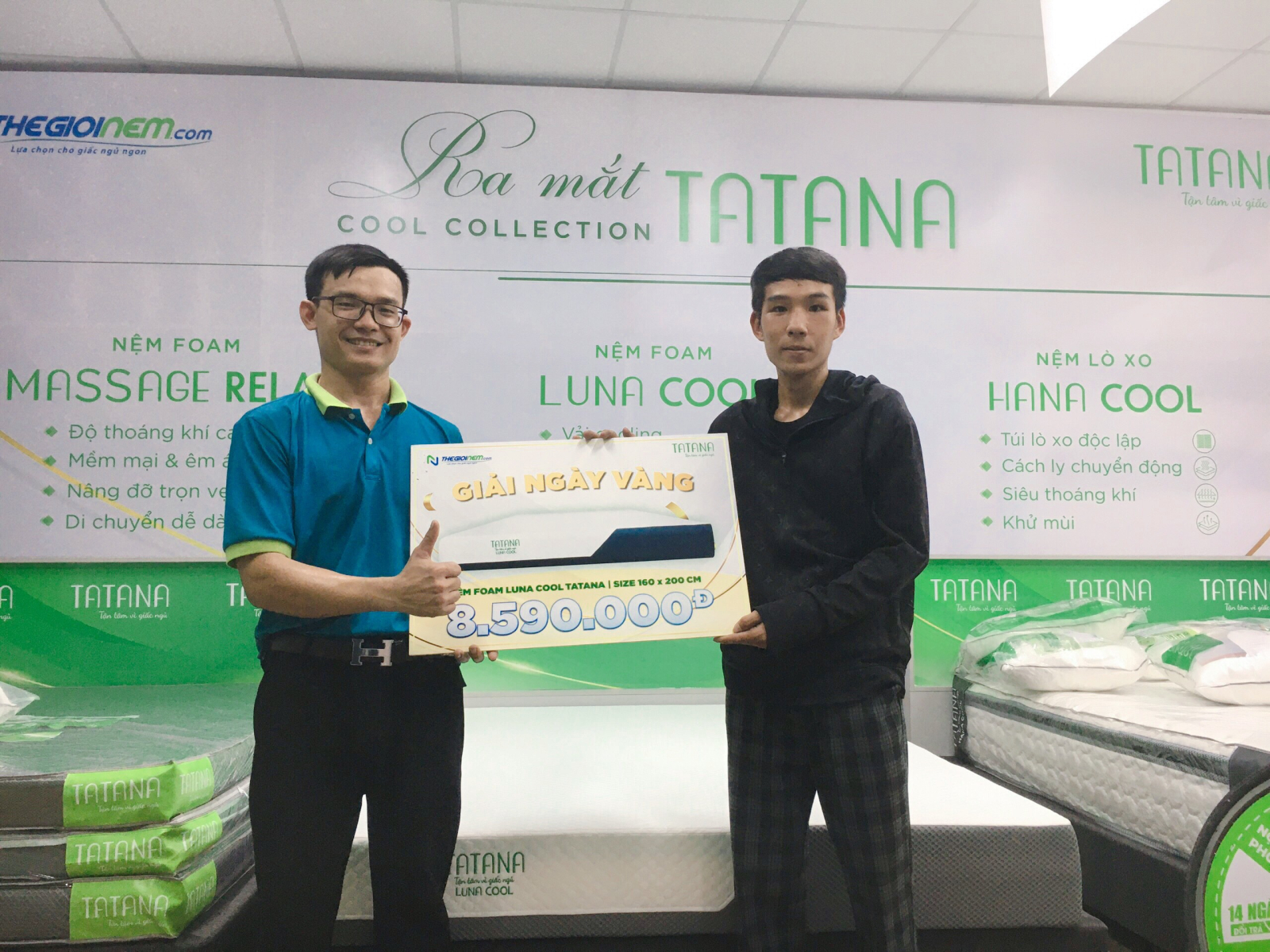 Ra mắt bộ 03 sản phẩm nệm mới từ thương hiệu Tatana