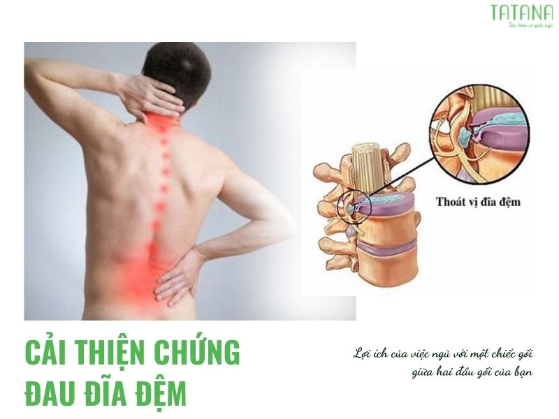 Lợi ích của việc ngủ với một chiếc gối giữa hai đầu gối của bạn