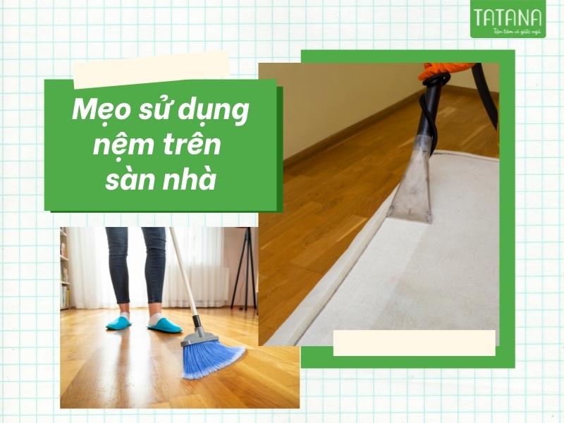 Có Nên Đặt Nệm Trực Tiếp Trên Sàn Nhà Không?