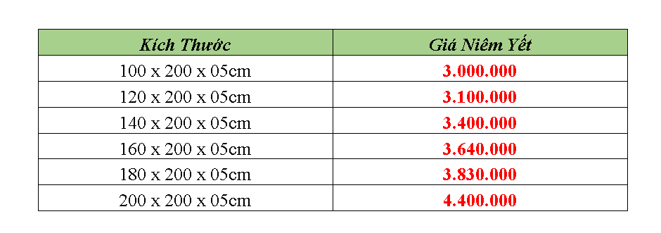 Nệm sinh viên giá rẻ tại TPHCM