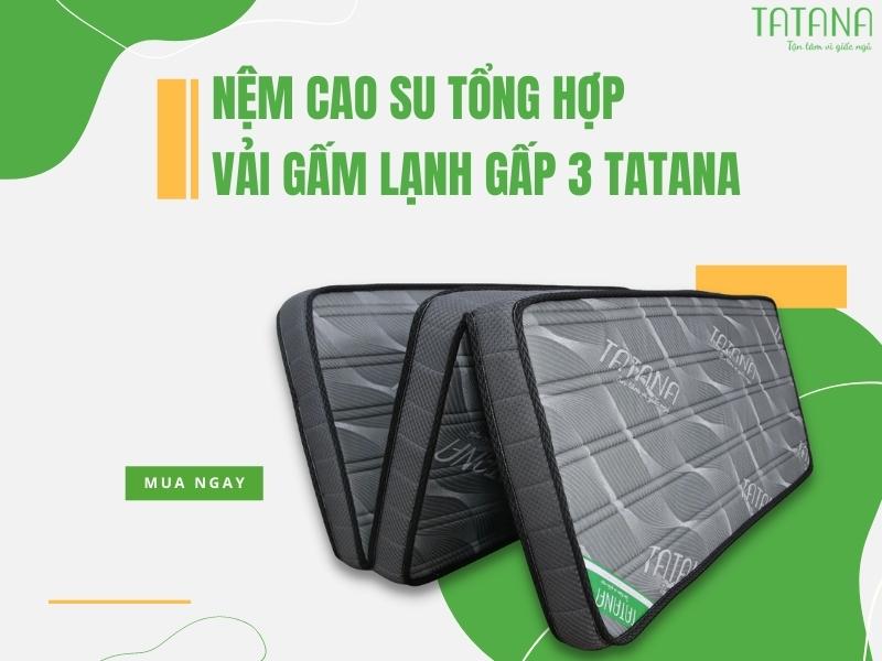 Top 4 nệm cao su tổng hợp Tatana khuyến mãi siêu hấp dẫn 02