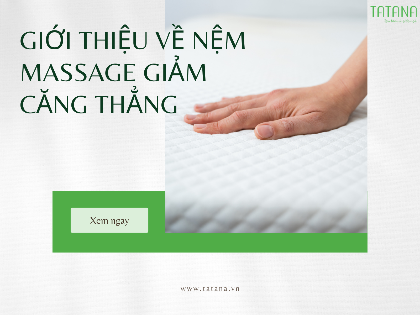 Nệm giảm stress: Tìm hiểu về các loại nệm massage