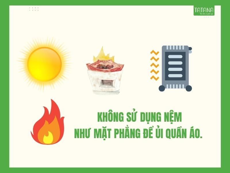 Những điều cấm kỵ khi sử dụng nệm cao su thiên nhiên