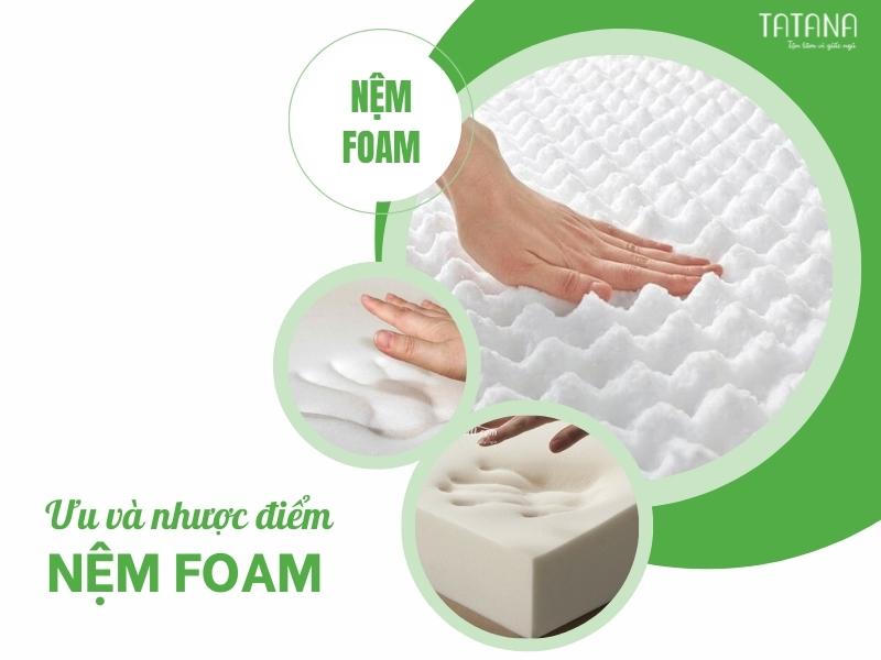 So sánh nệm bông ép và nệm foam, loại nào tốt hơn?