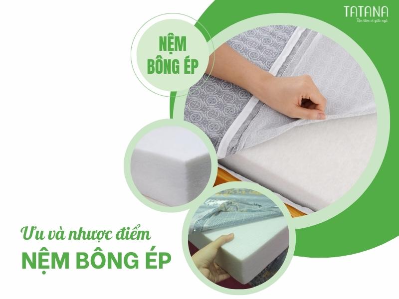 So sánh nệm bông ép và nệm foam, loại nào tốt hơn?