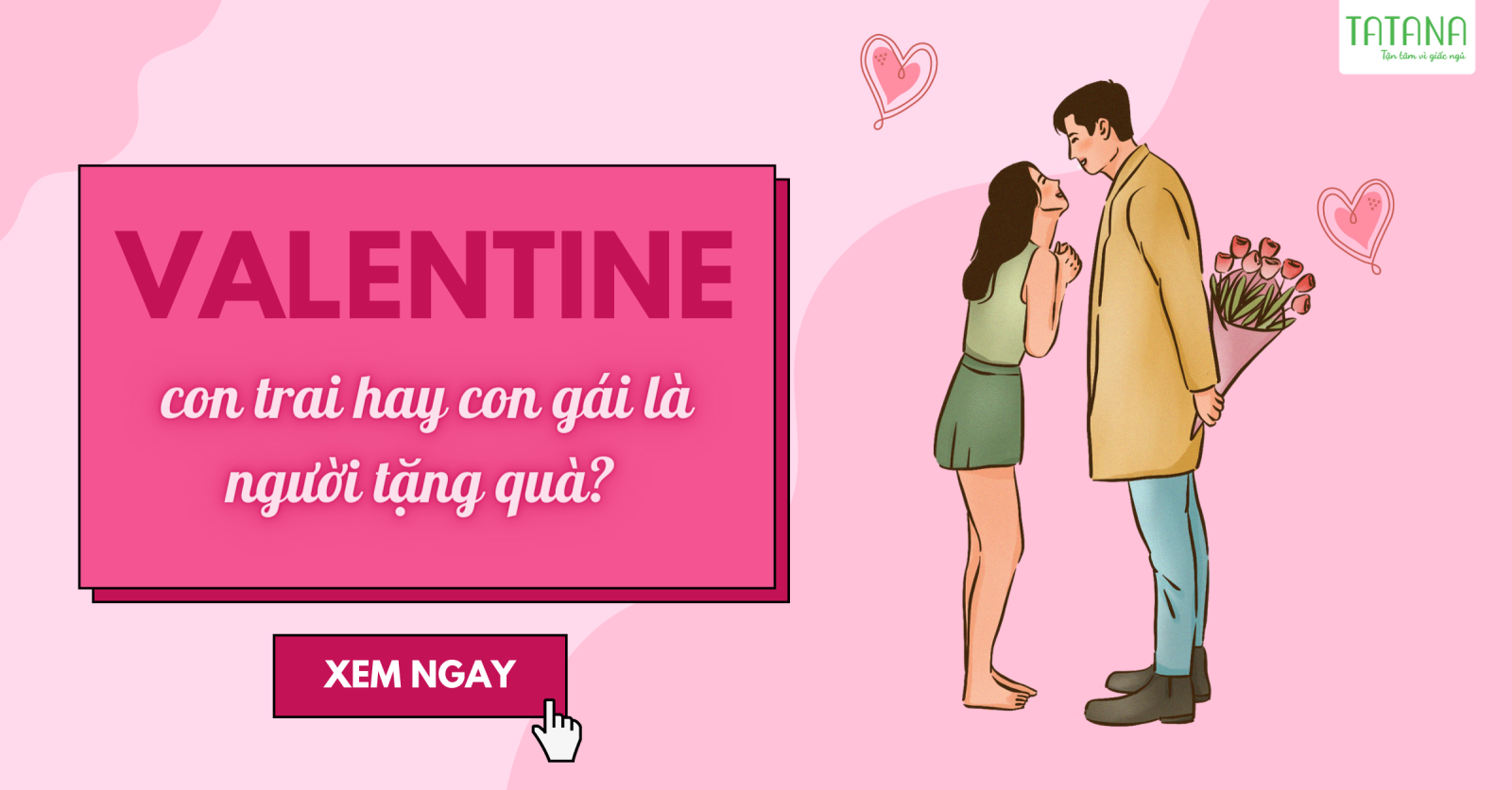 Valentine, con trai hay con gái là người tặng quà?