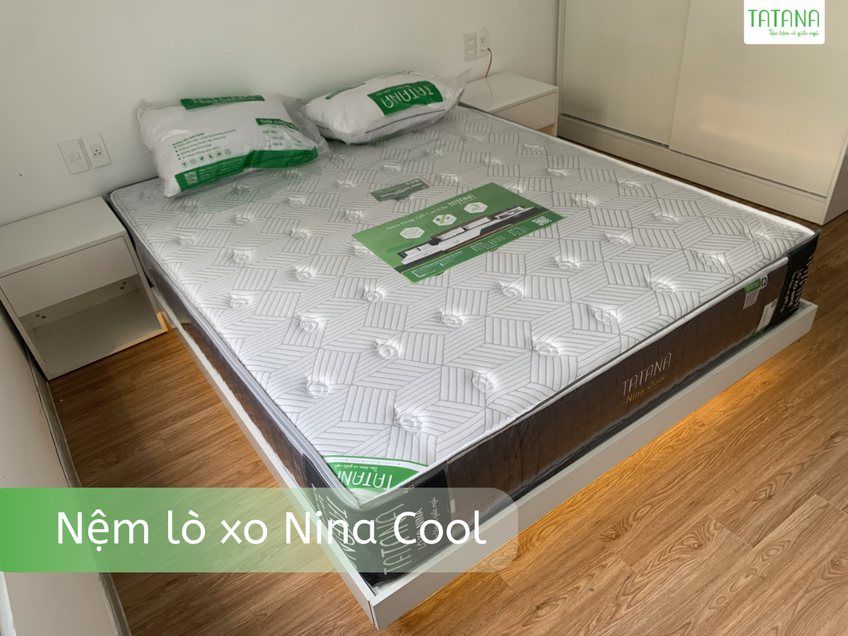 Nệm lò xo liên kết vững chắc Nina Cool